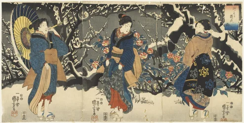Fleurs de Prunier dans la Neige du Soir, 1847-1852